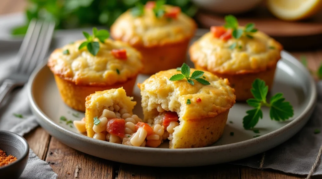 Mini Chicken Pot Pie Muffins