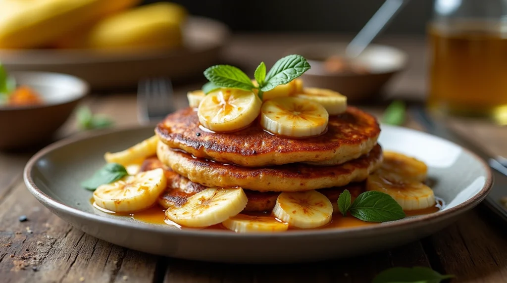 bananas foster pancakes